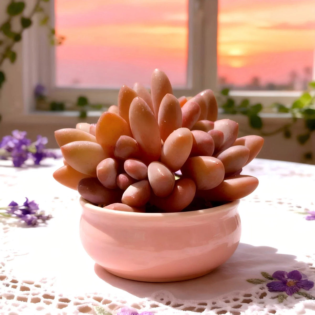 xPachyveria Elaine Bare Root Live Plant | Rare Succulent Hybrid Pachyveria x Echeveria